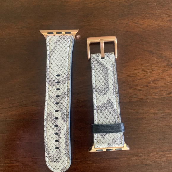 38mm rose gold snake skin Apple Watch band - Picture 1 of 1